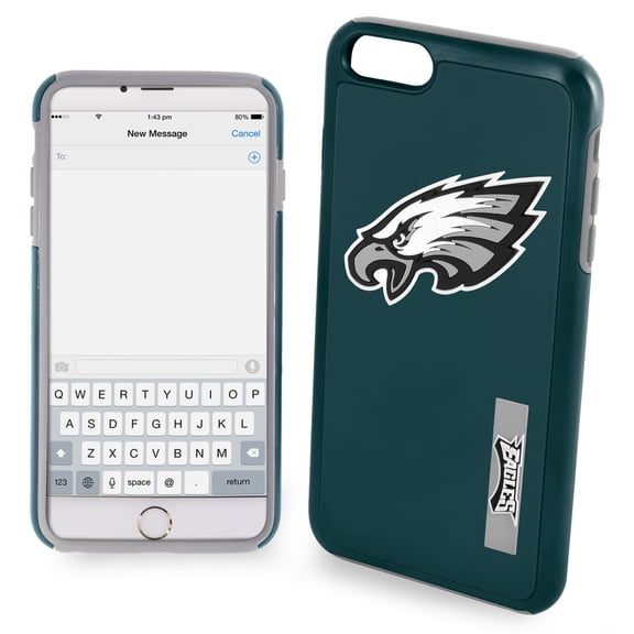 FOCO NFL Philadelphia Eagles Hybrid Case for iPhone 6 Plus & 6s Plus (5.5")