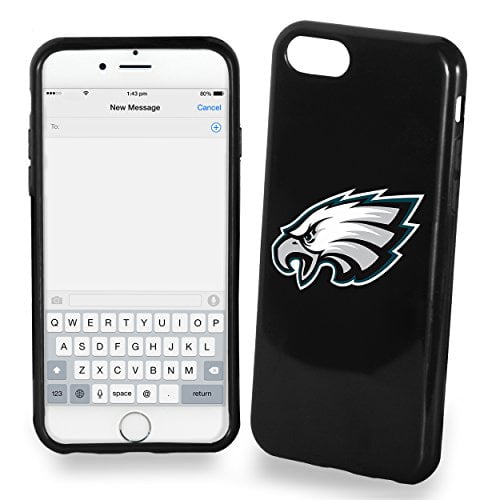 FOCO NFL Philadelphia Eagles Soft Case for iPhone 8 Plus, 7 Plus (5.5")