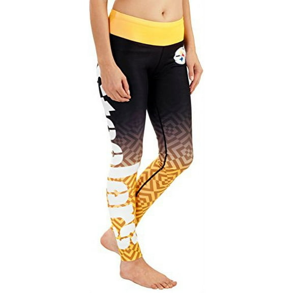 FOCO NFL Pittsburgh Steelers Gradient Print Leggings Women's Extra Large
