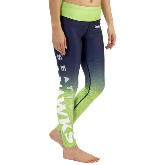 FOCO NFL Seattle Seahawks Gradient Print Leggings Women's Large