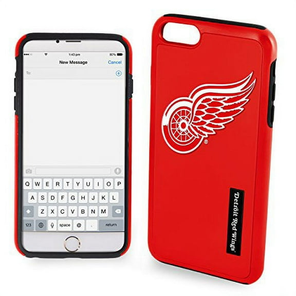FOCO NHL Detroit Red Wings Dual Hybrid Impact Case For iPhone 6 and 6s (4.7")