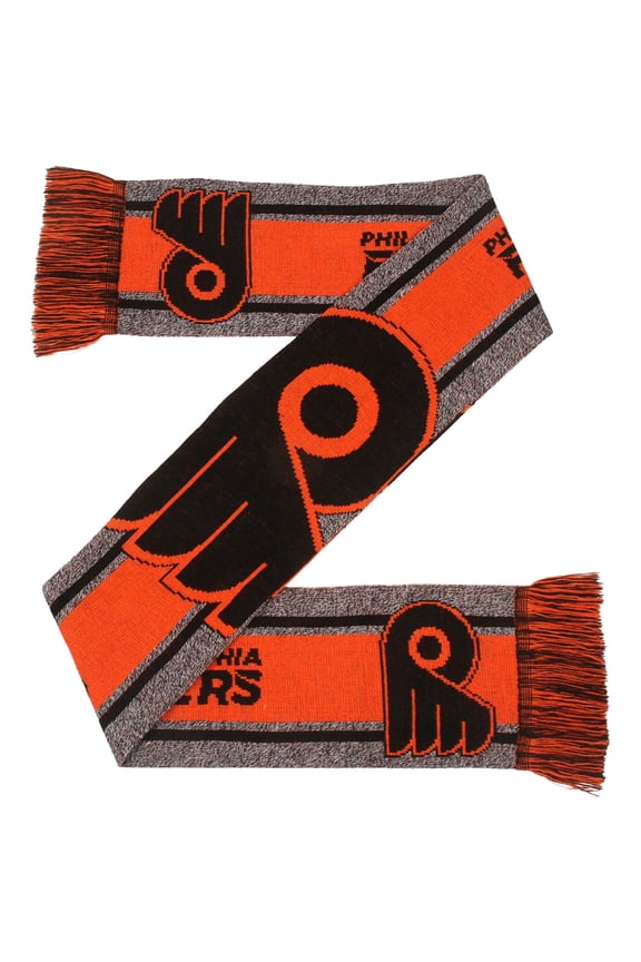 NHL Philadelphia Flyers Gray Big Logo Scarf (66")
