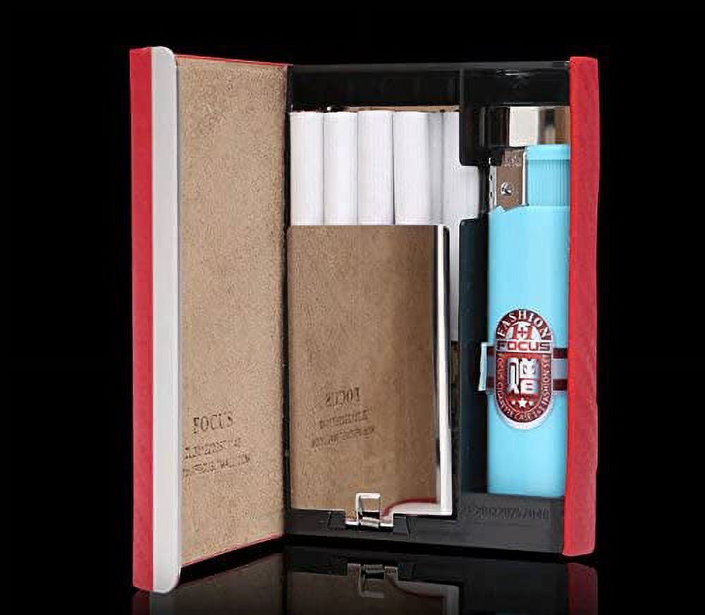 FOCUS Cigarette Carrying Case Holder 5 Pack with Lighter Space For