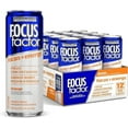thumbnail image 1 of Focus Factor Energy Drink - 12 x 355ml Cans (Orange Flavor), Lightly Carbonated, Sugar Free, 1 of 6