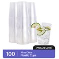 thumbnail image 1 of FOCUSLINE Disposable Plastic Cups, Clear,10oz,100 Pack, 1 of 8