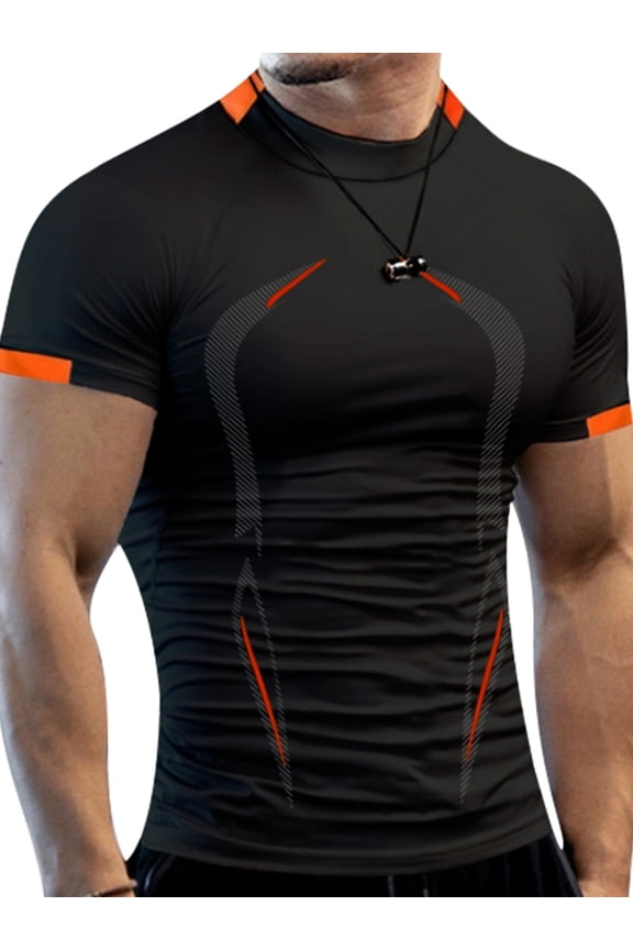 Athletic Shirts for Men Short Sleeve Workout Shirt Quick Dry Short Sleeve Tops