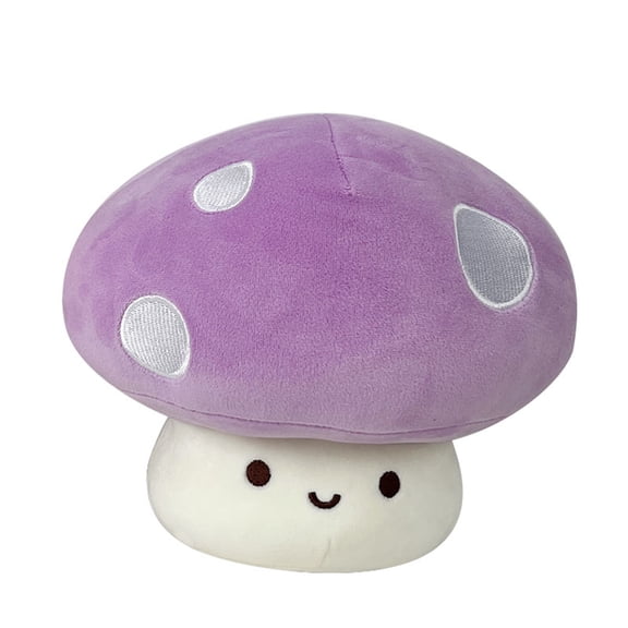 FOCUSNORM Cute Mushroom Plush Toy Soft Throw Pillow Plushies Stuffed Mushroom