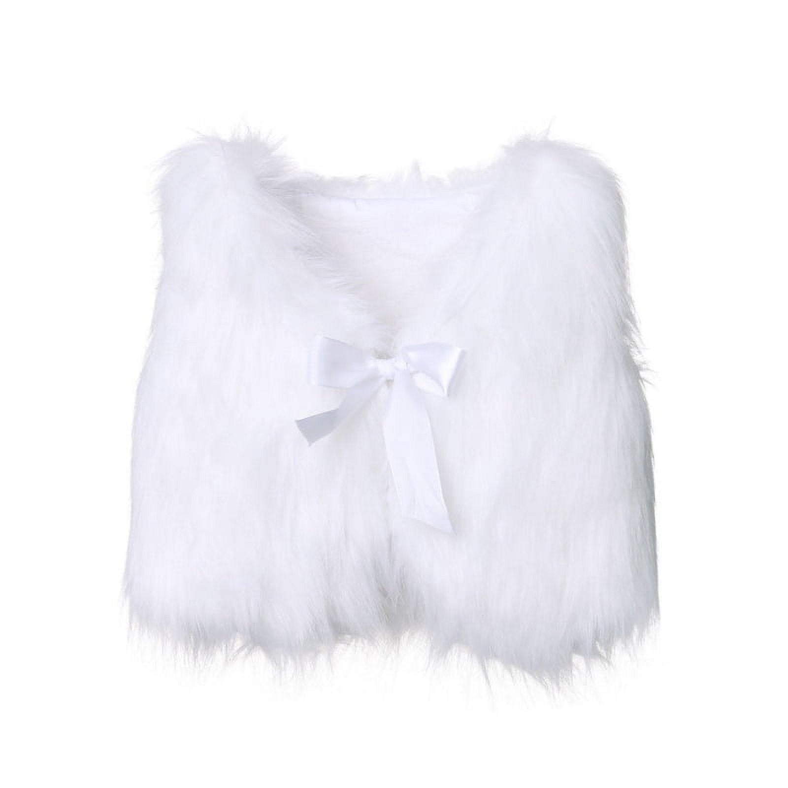 KIDS FAUX FUR VEST JEANNE QUEEN