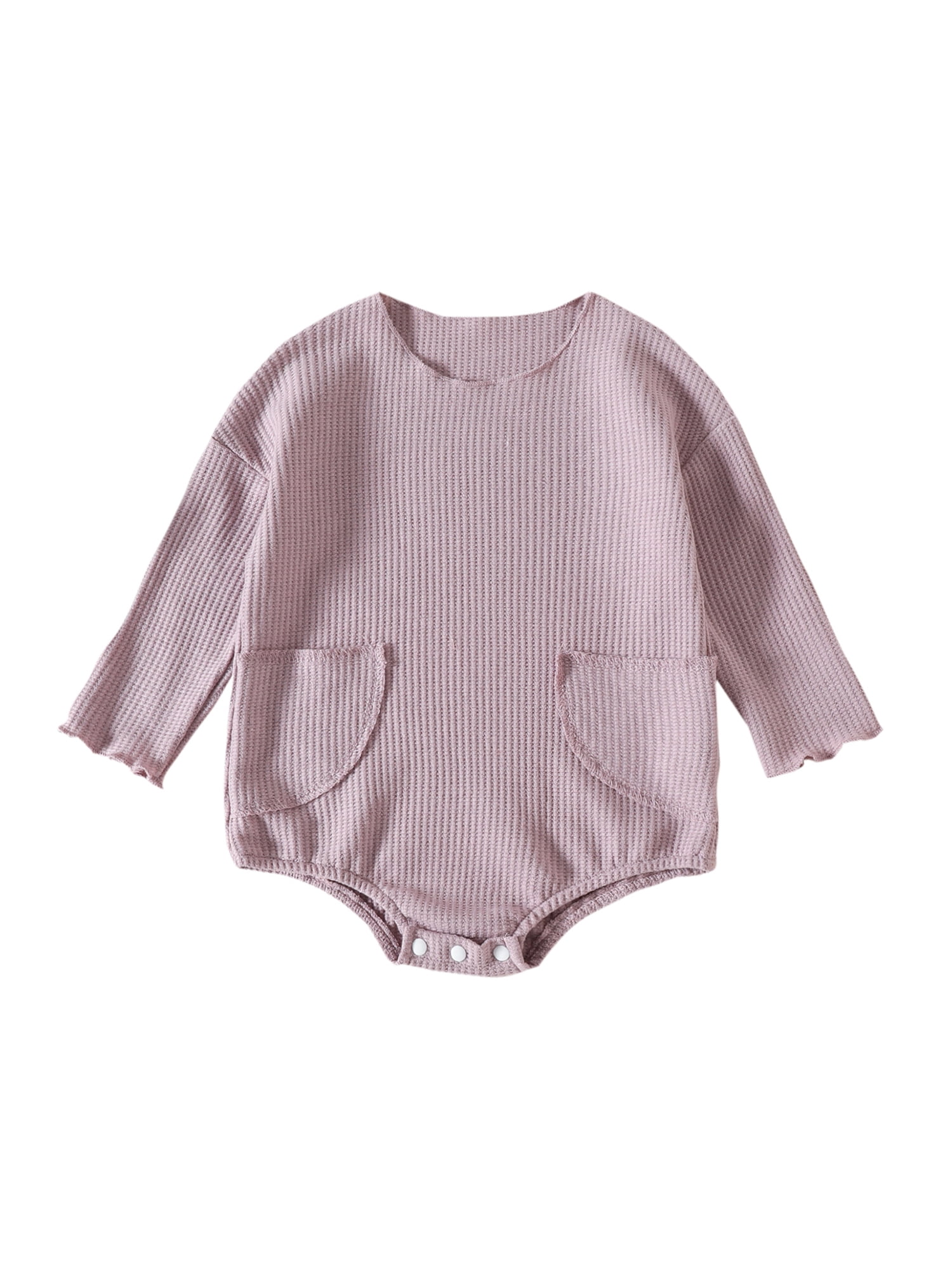 FOCUSNORM Newborn Infant Baby Boy Gorl Fall Clothes Waffle Knitted