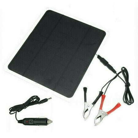 FOCUSNORM Solar Panel 12V Trickle Charge Battery Charger Kit Maintainer Marine Boat RV Car