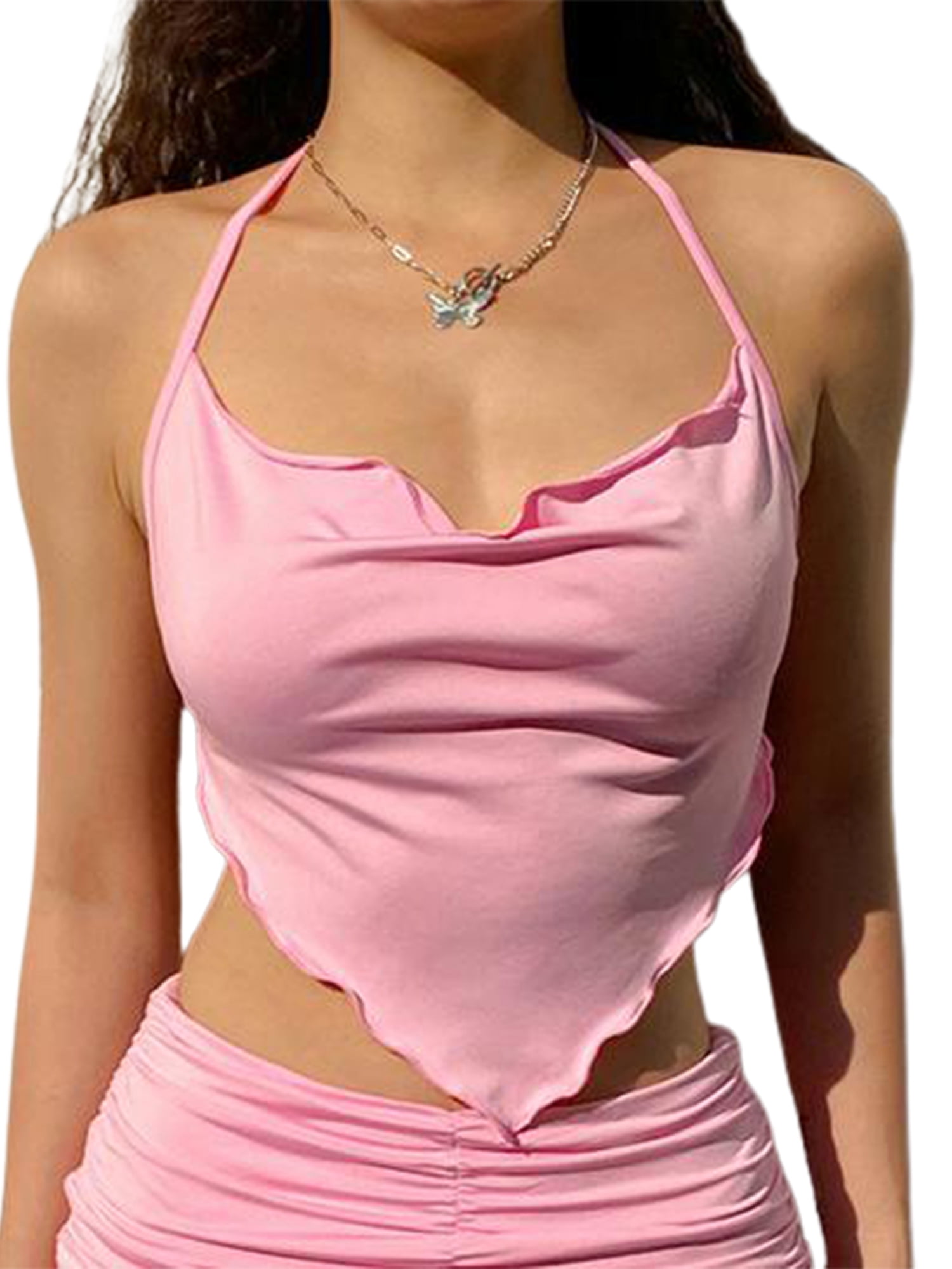 y2k pink cami  Pink outfits, Top summer outfits, Y2k pink