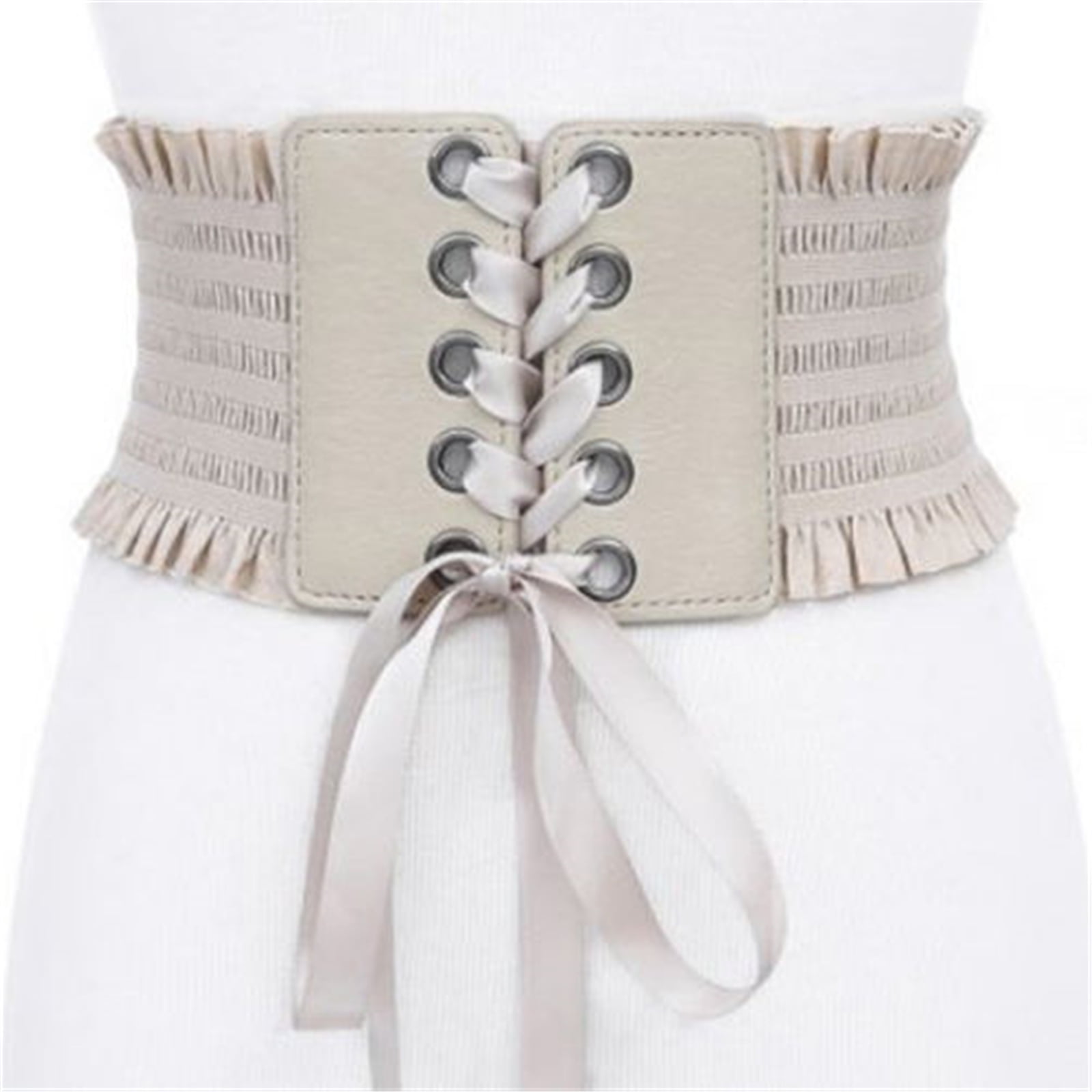 Wide Leather Belt Waist Wrap Woman Belt Corset Dress Belt 