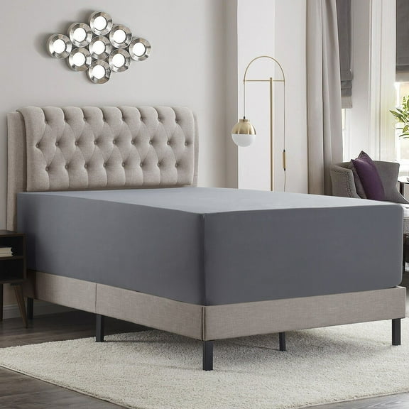 FOCUSSEXY 18"-21" Full Size Bed Sheet Elastic Corner Straps Fitted Sheets Deep Pocket Soft Microfiber, Microfiber Sheets, Stain Resistant, Twin/Full/Queen/King/California King/Twin xl