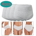 thumbnail image 1 of FOCUSSEXY 4-Pack Women's Cotton Panties for Women Underwear 100% cotton Underwear for Women Hi-Waist Brief Cotton Stretch Thong Underwear Full Coverage Panty Body Shapewear, 1 of 7