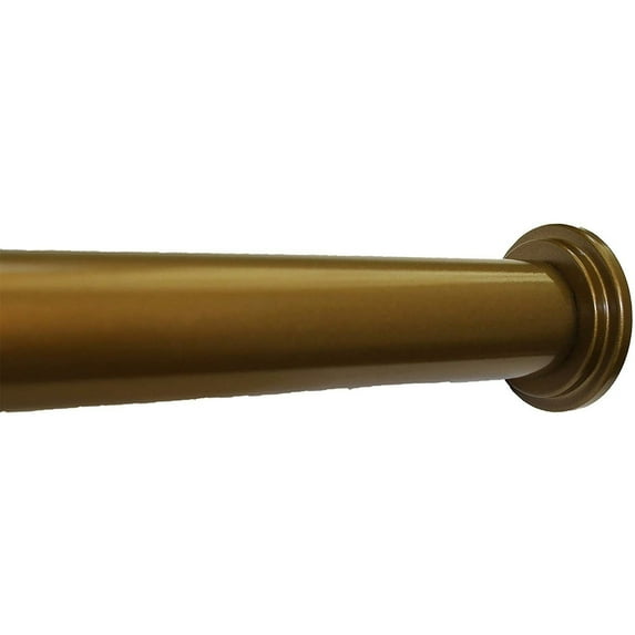 FOCUSSEXY Adjustable Curtain Rod 1"Diameter Curtain Rod for Windows 24"-42"/ 42-72" Spring Tension Curtain Rods For Any Room