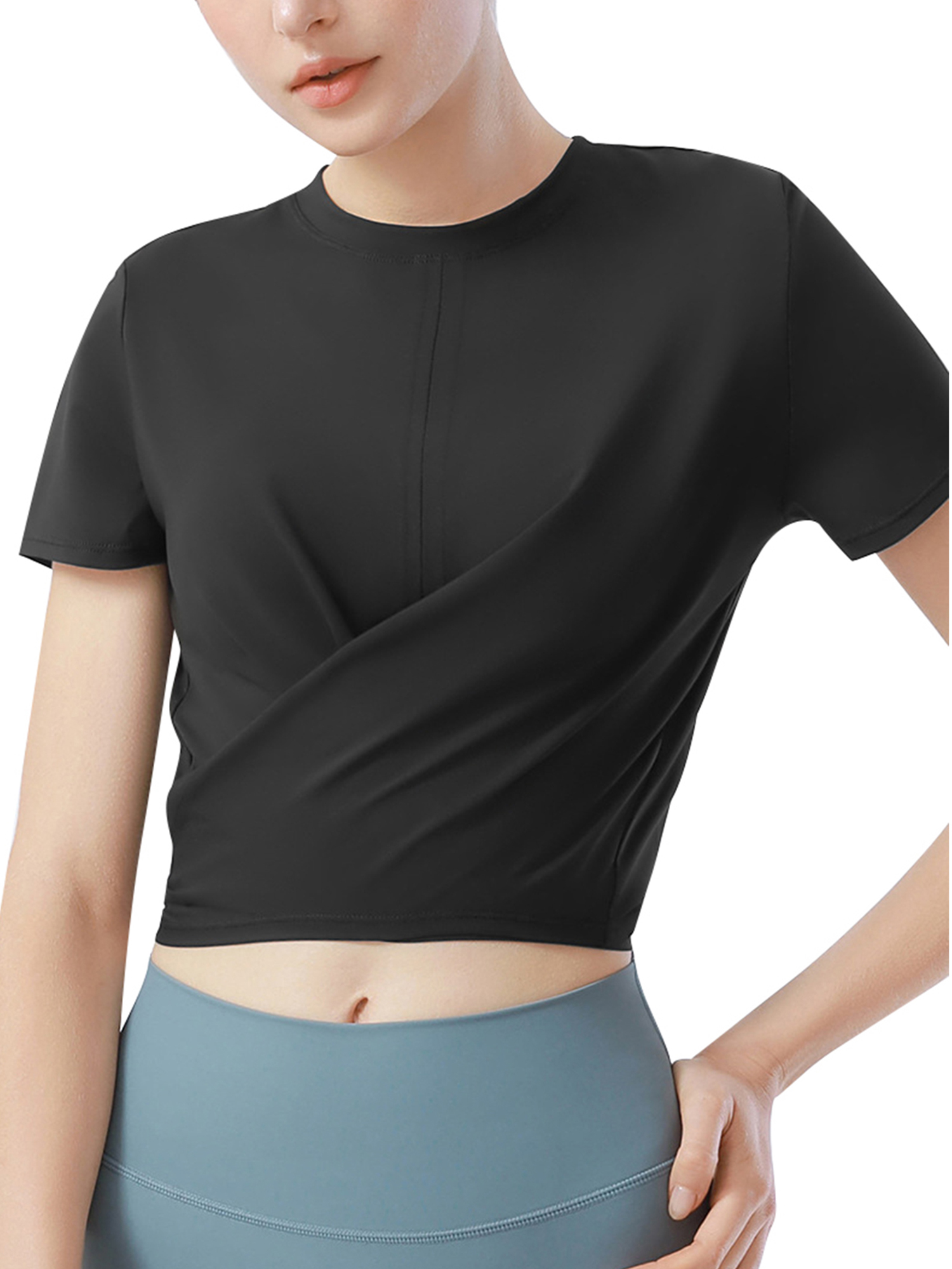 cropped athletic shirts