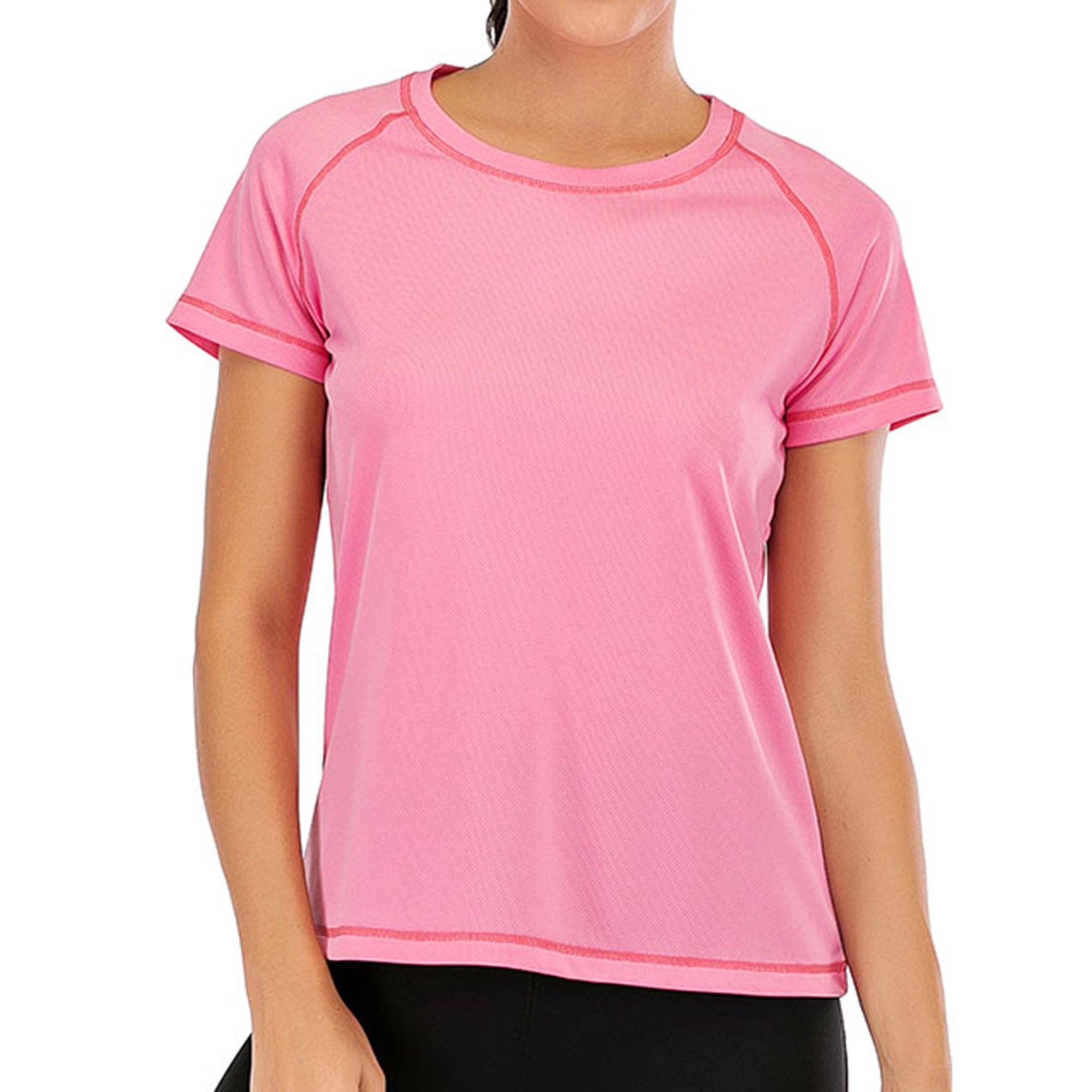 Women Sports Slim Tight T-shirt S-3XL Top Tight-fitting Fitness Running  Outside Wearing Short-sleeved Gym Yoga Clothing