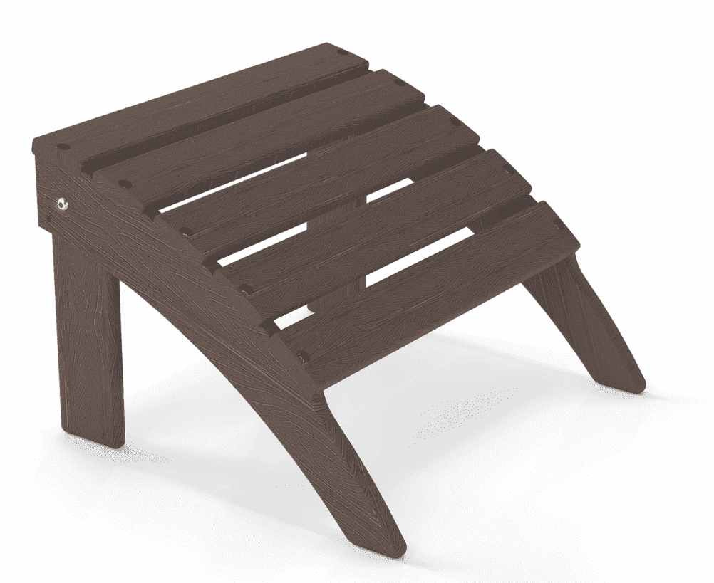 Patiño Resty FODINGHILL Adirondack Outdoor Ottoman, HDPE Patio Foot Rest, All ...