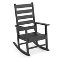 thumbnail image 1 of FODINGHILL HDPE Rocking Chair Outdoor,HDPE All Weather Patio Rocker for Porch,Garden,Balcony,Black, 1 of 9