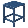 thumbnail image 1 of FODINGHILL Outdoor Side Table,All Weather HDPE Adirondack Patio Table,Square End Table for Pool Balcony Deck Porch Lawn Backyard,Blue, 1 of 9