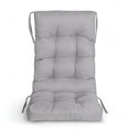 thumbnail image 1 of FODINGHILL Rocking Chair Cushions,Polyester Weatherproof Outdoor High Back Rocker Chairs Cushion with Ties,Thickened Seat for Patio,Grey, 1 of 10
