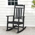 thumbnail image 1 of FODINGHILL Rocking Chair Outdoor,HDPE All Weather Patio Rocking Chair for Porch Garden Deck,Black, 1 of 9