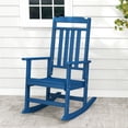 thumbnail image 1 of FODINGHILL Rocking Chair Outdoor,HDPE All Weather Patio Rocking Chair for Porch Garden Deck,Blue, 1 of 9