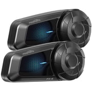 FODSPORT 2 pack FX-S Motorcycle Bluetooth Headset Two-way communication up to 1000 meters