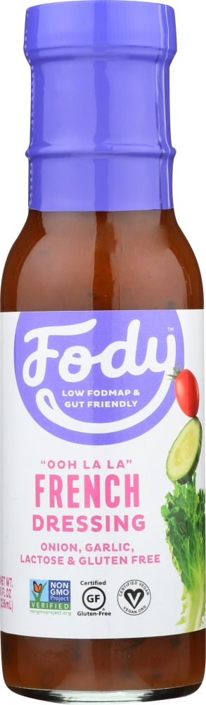 FODY - Low FODMAP Gluten Free Salad Dressing French - 8 fl. oz. - Walmart.com FODY - Low FODMAP Gluten Free Salad Dressing French - 8 fl. oz. - Walmart.com