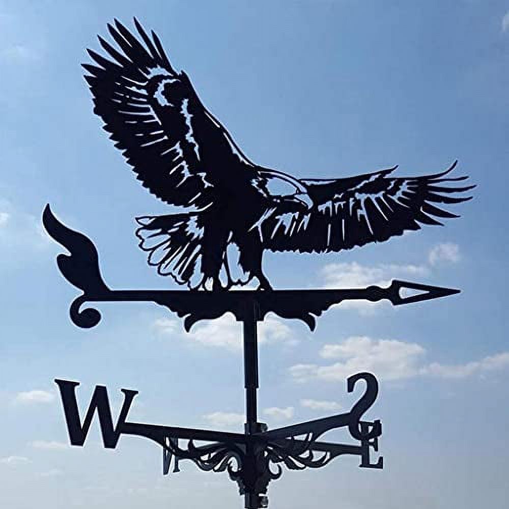 FOEDOY Metal Weather Vane Wind Direction Measuring Instrument Roof