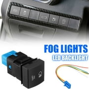 FOG LIGHTS Dashboard Dash LED Push Button Switch For Toyota Camry RAV4 Corolla