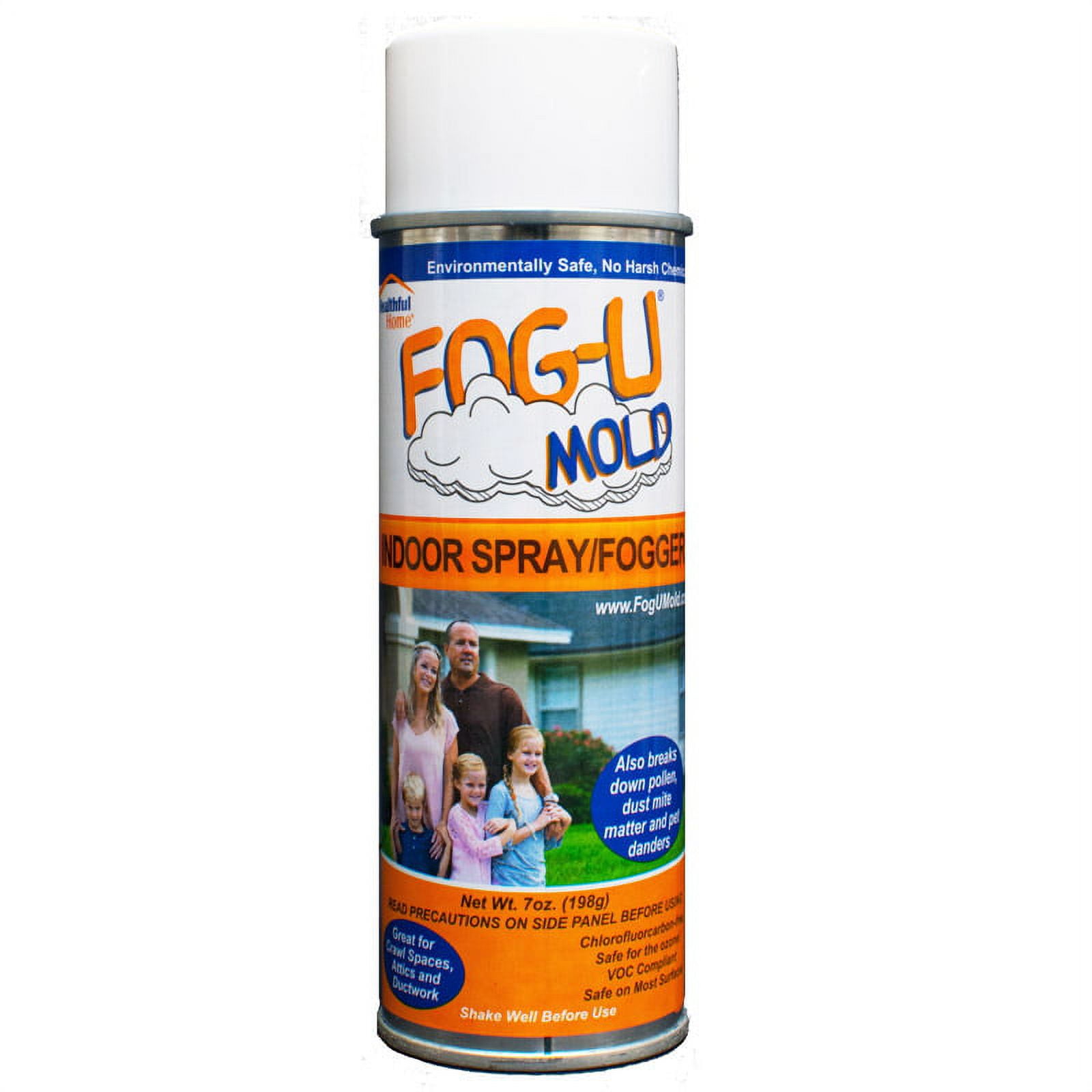 FOGU Mold & Mildew Fogger 7oz, Air Deodorizer, Room Disinfectant Odor
