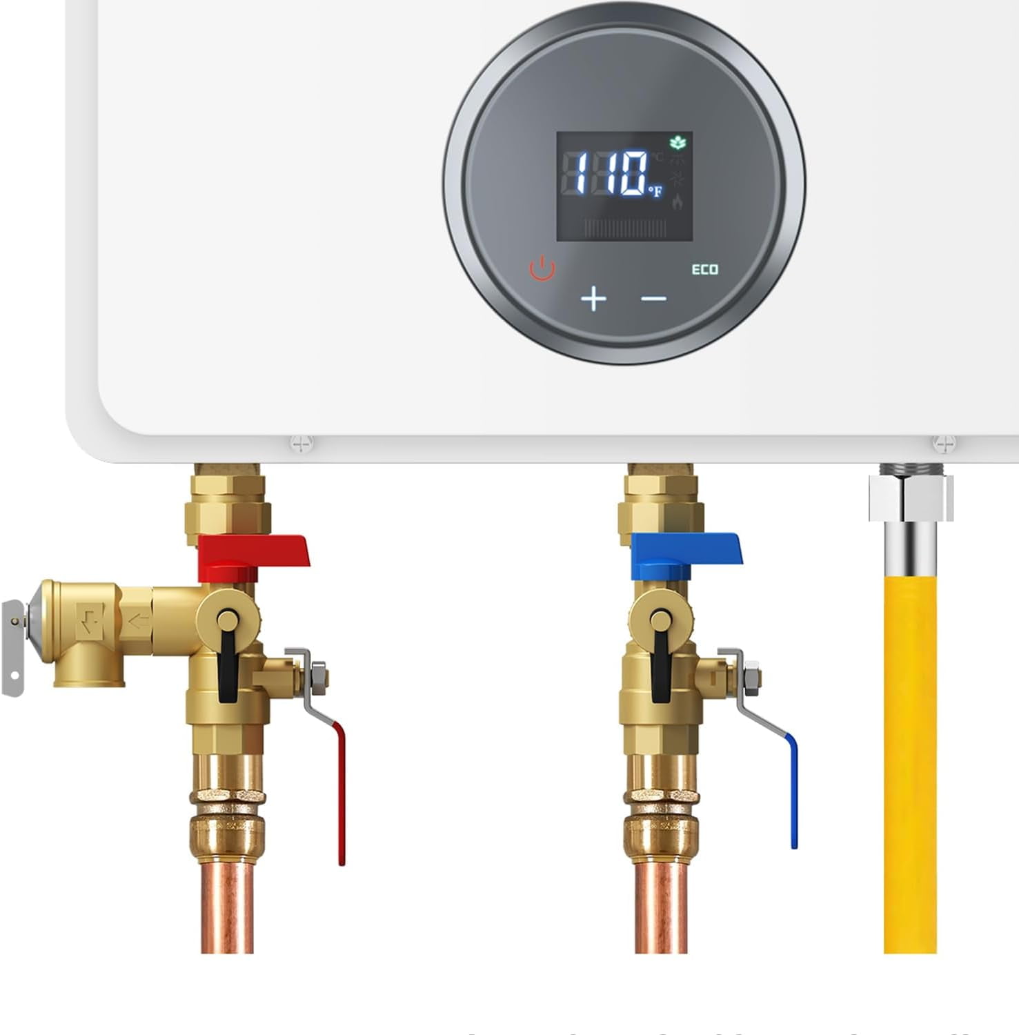 FOGATTI 3/4 Inch IPS Isolator, with 150 PSI Pressure Relief Valve ...