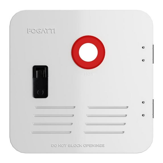 FOGATTI RV Water Heater Door 15" x 15" Only for FOGATTI RV Water Heater White Galvanized Steel RV Water Heater Door