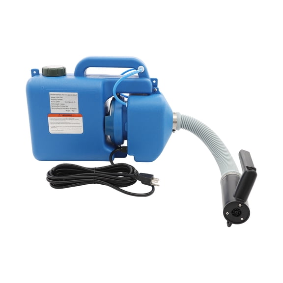 FOGGBET 1200W 8L (2 Gallon) Electric ULV Fogger Sprayer Machine, Portable Mist Atomizer Spraying Distance 32.8ft, Electric Atomizer Sprayer,110V-120V,blue,for Home Garden School Lawn