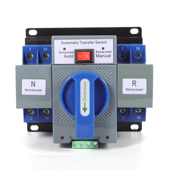 FOGGBET 63A Dual Power Automatic Transfer Switch - Generator Changeover 2P ATS Generator Switching
