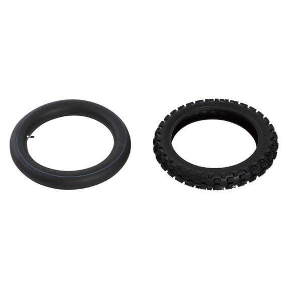 FOGGBET 70/100-19 Front Tire and 90/100-16 Rear Tire with (Outer Tube+Inner Tube) For 50cc-150cc Most Dirt Pit Bikes,Suits Motocross Intermediate Terrain