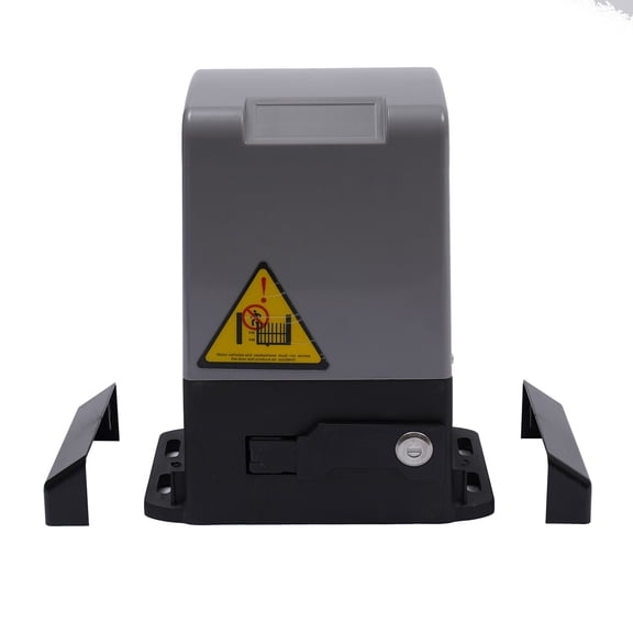 FOGGBET 750W Automatic Sliding Gate Opener with 2 Remote Controls Infrared Sensor, 2000kg Capacity, Remote Control, Waterproof IP44, 110V, for Residential and Commercial Use
