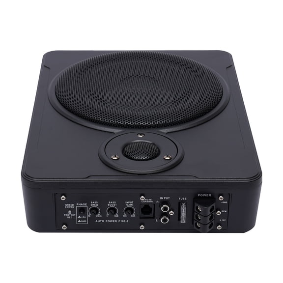FOGGBET 8-Inch Car Subwoofer with 600W Power,Performance Sound,Durable Stainless Steel Body,and Efficient Heat Dissipation Compact,Powerful Bass for Car Audio Systems,Easy Under-Seat Installation