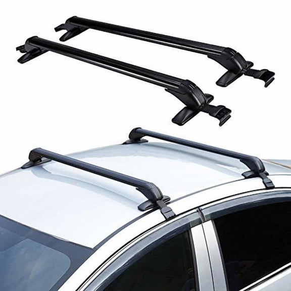 FOGGBET Car Roof  Rack Crossbars Aluminum for Car Without Side Rails, Max Load 165lbs