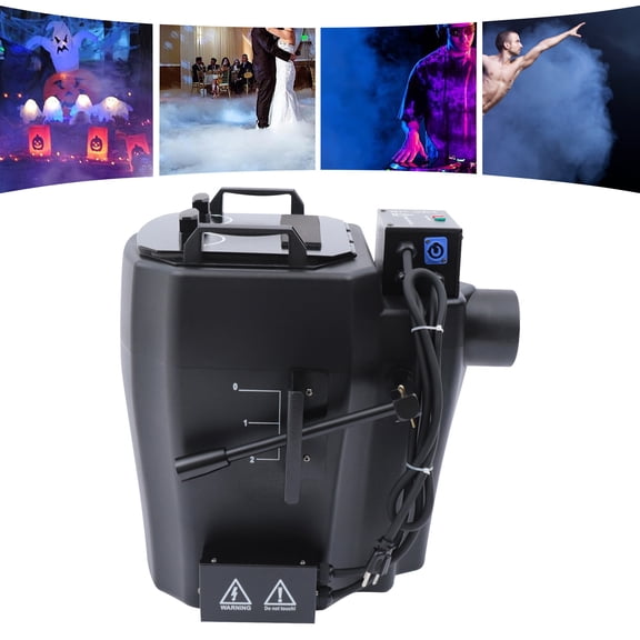 FOGGBET Dry Ice Fog Machine 6000W Dry Ice Low Lying Fog Machine Effect Fit Party Suitable for Large Stage Performances, Parties, Celebrations, Bars.