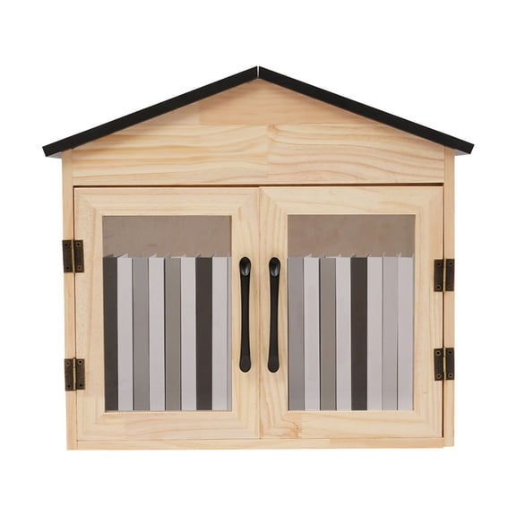 FOGGBET Library Book Box, Wooden Book Cabinet, Literature Exchange Cabinet for Sharing Book,Large Storage Capacity