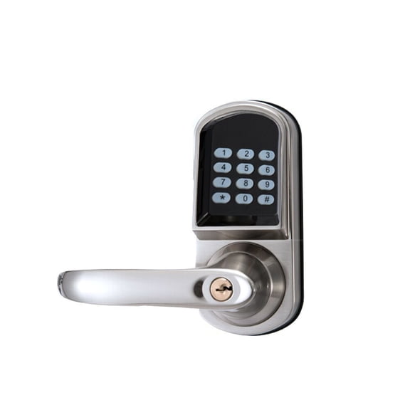 FOGGBET S200MF Combination Mechanical Door Lock Security Door Lock Keyless Keypad Code Lock Left Handle+Single Latch,3 authentication methods,automatic latch length adjustment
