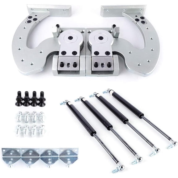 FOGGBET Universal Lambo Door Kit,Adjustable 90 Vertical Lambo Door Hinge Kit,Bolt On Vertical Doors Hinge Kit for Most Car Vertical Doors