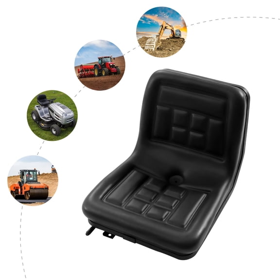 FOGGBET Universal Lawn Tractor Replacement Seat Forklift Excavator Mower Seat Adjustable