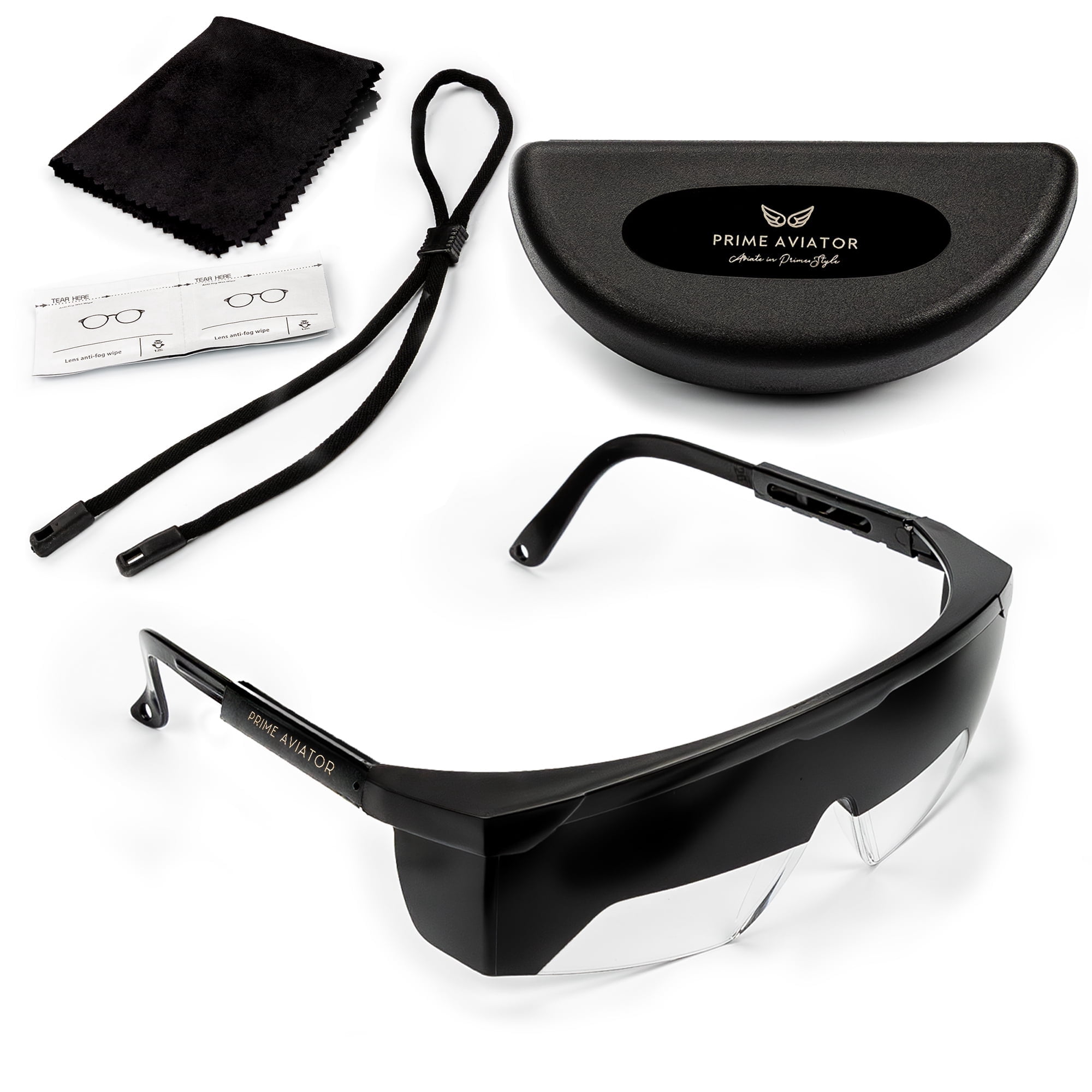 FOGGLES IFR Flight Training Glasses, Blockalls, Adjustable Temples ...