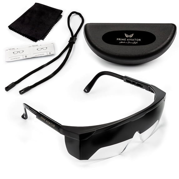FOGGLES IFR Flight Training Glasses, Blockalls, Adjustable Temples ...