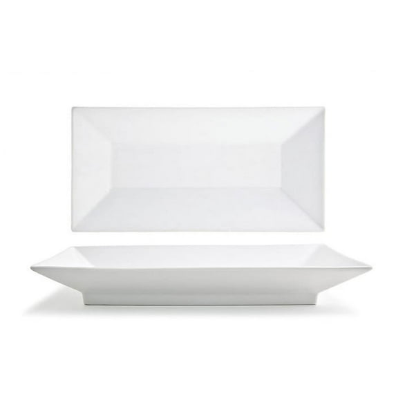 FOH DOS003WHP21 Kyoto Large Footed Plate - 4 / CS