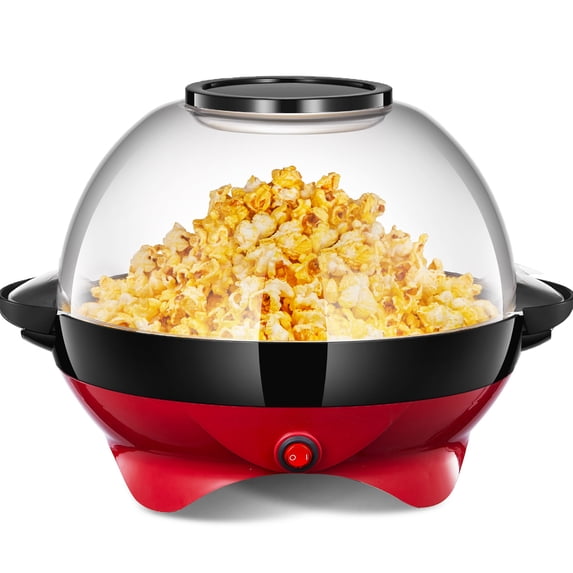 FOHERE 1400 W Red Hot Air Electric Popcorn Popper