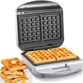 thumbnail image 1 of FOHERE 2-Waffle Electric Belgian Waffle Maker, 1 of 8